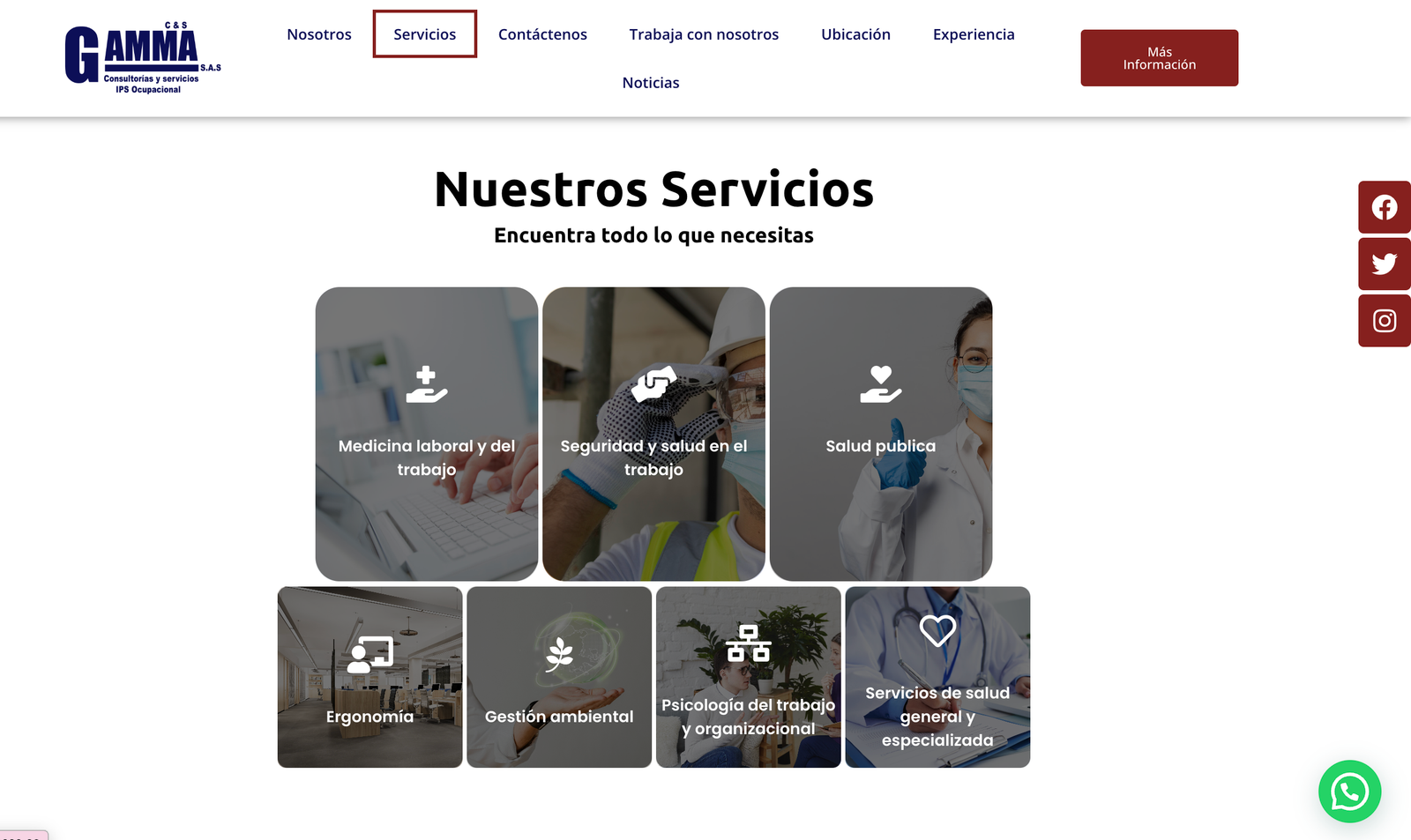 Landing Page - C.S. GAMMA SAS
