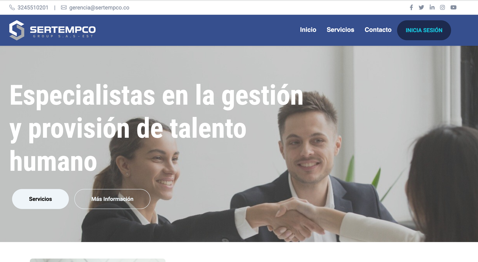 Web Page - SERTEMPCO